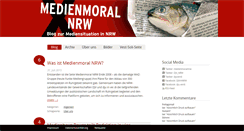 Desktop Screenshot of medienmoral-nrw.de